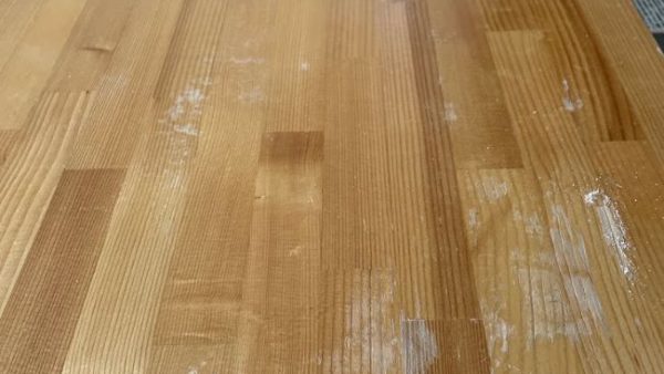 カウンターテーブル全面剥離再塗装補修｜福井市